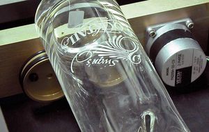 Glas und Flaschen